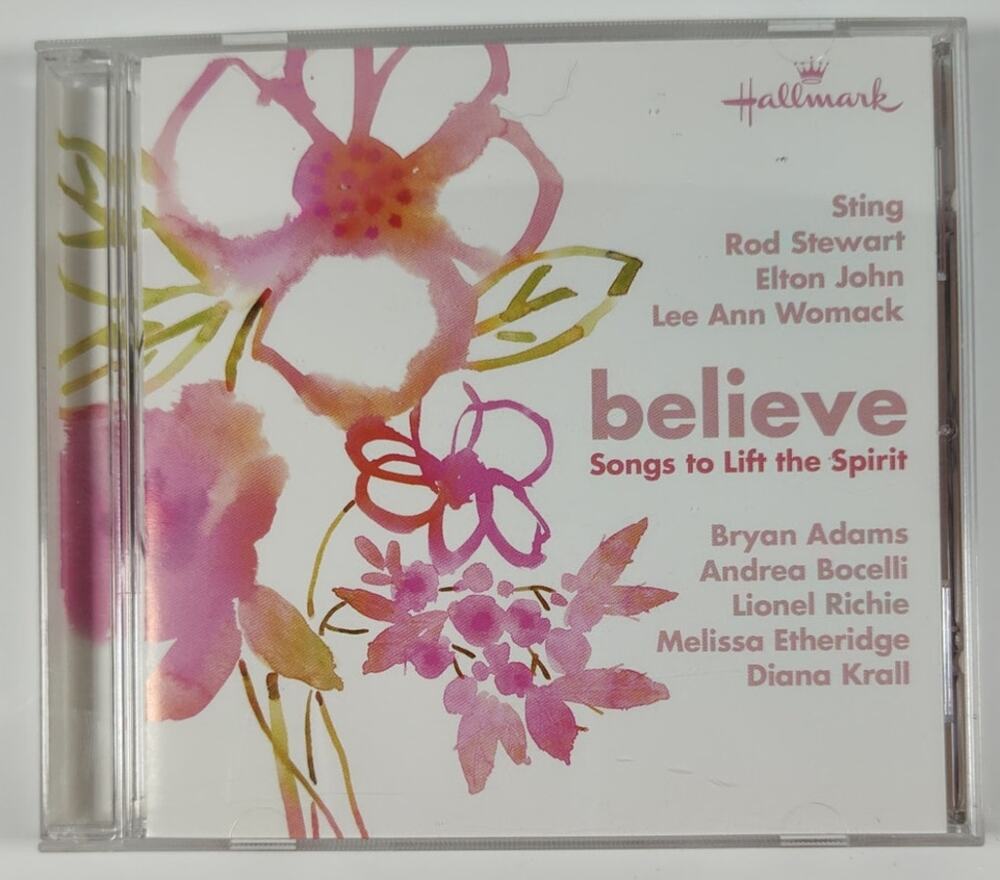 Believe Songs to Lift the Spirit CD Hallmark Exclusive Sting, Stewart, Adams +